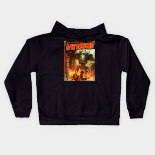 ASTOUNDINGLY AWESOME TALES: Attack Of The Metal Men Kids Hoodie